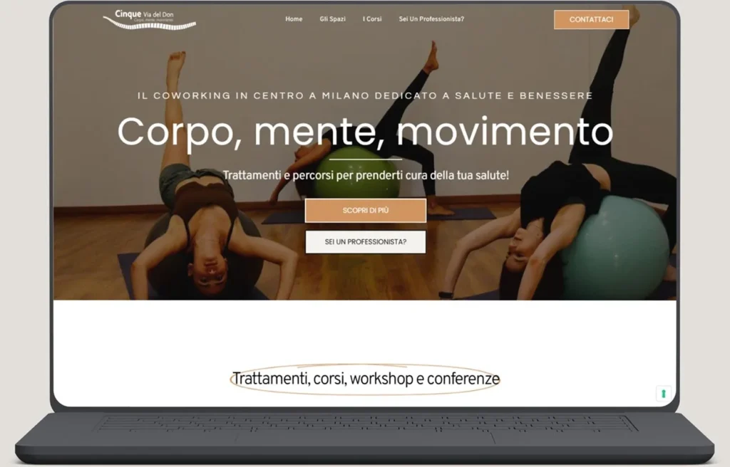 Esempio sito web e comunicazione per attività locali e professionisti