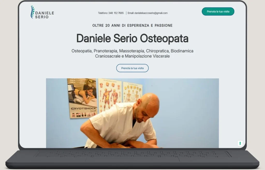 Esempio sito web e comunicazione per attività locali e professionisti